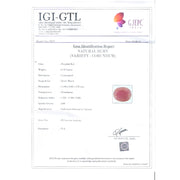 6.93 Ratti Natural New Burma Ruby with Govt. Lab Certificate-3100